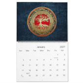 [100] Schatzkammer: Keltischer Baum [Gold] Kalender (Jan 2027)
