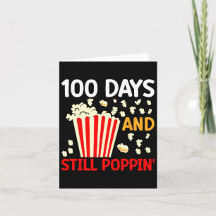 100 schöne Tage und immer noch Poppin glücklich 10 Karte