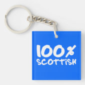 100 % Schottisch Schlüsselanhänger (Vorderseite)