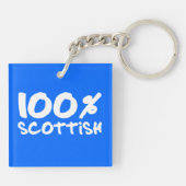 100 % Schottisch Schlüsselanhänger (Rückseite)
