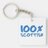 100 % Schottisch Schlüsselanhänger (Vorderseite)