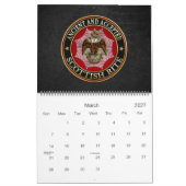 [100] Schottischer Ritus-doppelköpfiger Adler Kalender (Mär 2027)