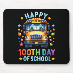 100. Schulbusfahrer 100 Tage in S Mousepad