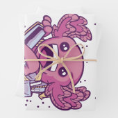 100. Schuleinladung Geschenkpapier Set (Beispiel)