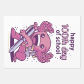 100. Schuleinladung Geschenkpapier Set (Vorderseite)