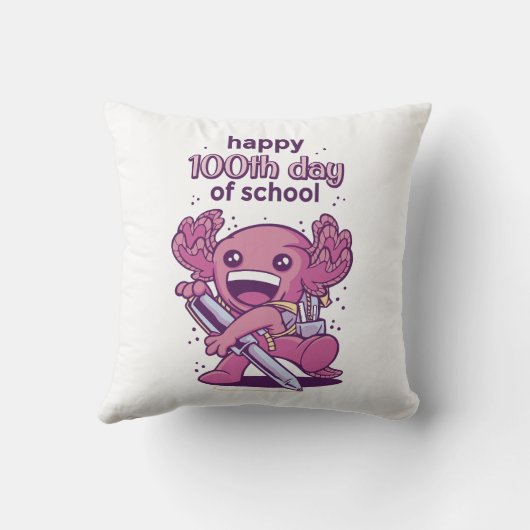 100. Schuleinladung Kissen (Rückseite)