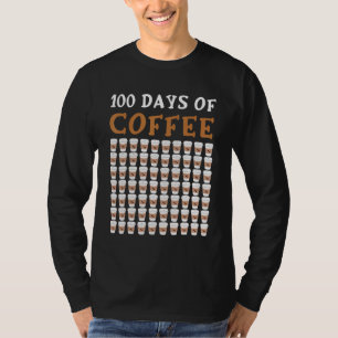 100. Schulkaffeelehrer 100 Kaffeecup T-Shirt