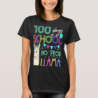 100. Schullama für Lehrer T-Shirt