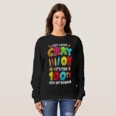 100. Schullehrer 100 Schultage Sweatshirt (Vorne ganz)
