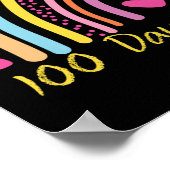 100. Schullehrer 100 Tage klüger Poster (Ecke)