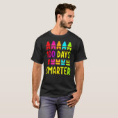 100. Schullehrer 100 Tage klüger Rainb T-Shirt (Vorne ganz)