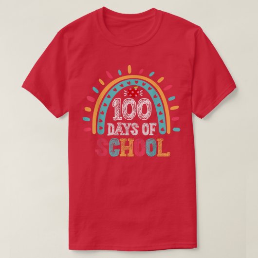 100. Schullehrer - 100 Tage klüger T-Shirt (Design vorne)