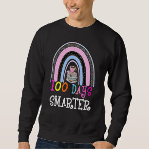 100. Schullehrer 100 Tage schlauer Leopa Sweatshirt