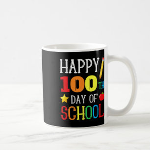 100. Schullehrer Jugend Kinder glücklich 100 D Kaffeetasse