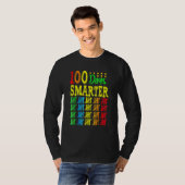 100. Schullehrer Kind glücklich 100 Da T-Shirt (Vorne ganz)