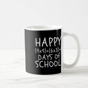 100. Schullehrer Kinder 100 Tage Mathematik für Kaffeetasse