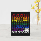 100. Schullehrer Kinder 100 Tage Mathematik Num Karte (Gelbe Blume)