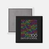 100. Schullehrer Kinder 100 Tage Mathematik Num Magnet (Vorderseite/Rückseite)