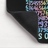 100. Schullehrer Kinder 100 Tage Mathematik Num Mousepad (Ecke)