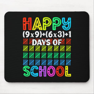 100. Schullehrer Kinder 100 Tage Mathematik Num Mousepad