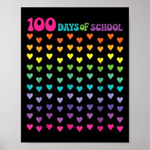 100. Schullehrer Kinder 100 Tage Mathematik Num Poster