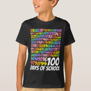 100. Schullehrer Kinder 100 Tage Mathematik Num T-Shirt