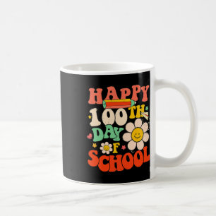 100. Schullehrer Kinder 100 Tage Retro Gr Kaffeetasse