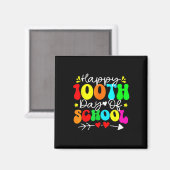 100. Schullehrer Kinder Kind glücklich 100 D Magnet (Vorderseite/Rückseite)