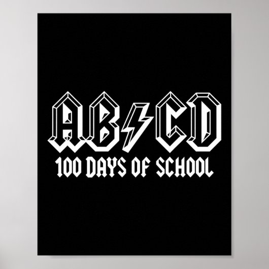 100. Schullehrer Kinder Kinder glücklich 100 Poster (Vorne)