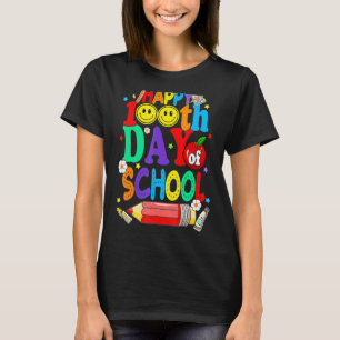100. Schullehrer Kinder Kinder glücklich 100 T-Shirt