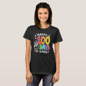 100. Schullehrer Kinder Kinder glücklich 100 T-Shirt (Vorne ganz)