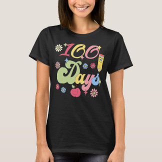 100. Schullehrer Kinder Kinder glücklich 100 T-Shirt