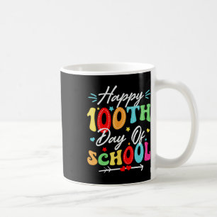 100. Schullehrer Kinder Mädchen Jungen glücklich Kaffeetasse