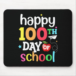 100. Schullehrer Kinder Mädchen Jungen glücklich Mousepad