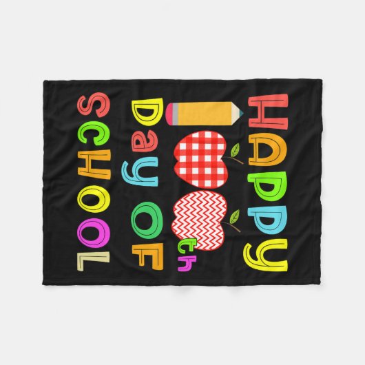 100. Schullehrer oder Student Kinder Spaß Gi Fleecedecke (Vorderseite (Horizontal))