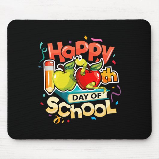 100. Schullehrer Rainbow 100 Days Smart Mousepad (Vorne)
