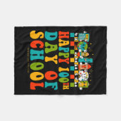100. Schullehrer Schüler Groovy Hi Fleecedecke (Vorderseite (Horizontal))