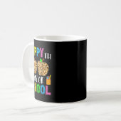 100. Schullehrer Student Leopard 100 Da Kaffeetasse (Vorderseite Links)