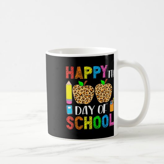100. Schullehrer Student Leopard 100 Da Kaffeetasse (Rechts)