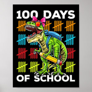 100. Schullehrertag 100 Tage 3 Poster