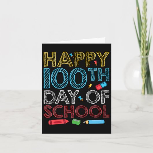 100. Schullehrertag 100 Tage Karte (Vorderseite)