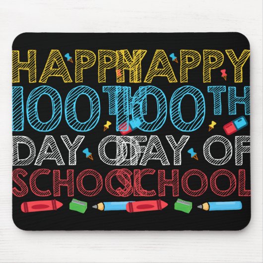 100. Schullehrertag 100 Tage Mousepad (Vorne)