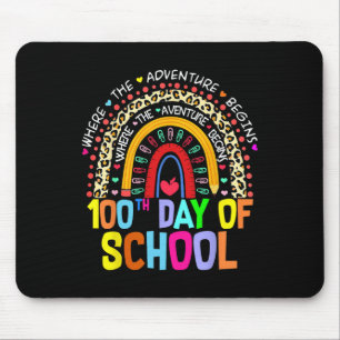 100. Schullehrertag Schüler 100 Tage intelligent Mousepad