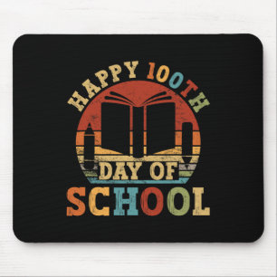 100. Schullehrertag Schüler 100 Tage Vinta Mousepad