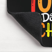 100. Schullehrertag Student glücklich 100 Tag Mousepad (Ecke)
