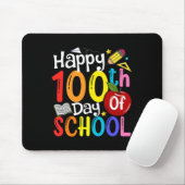 100. Schullehrertag Student glücklich 100 Tag Mousepad (Mit Mouse)