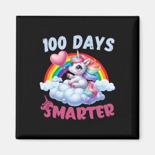100. Schulmädchentag Unicorn 100 Tage Magnet