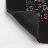 100. Schulmathematiklehrer 100 Schultage Mousepad (Ecke)