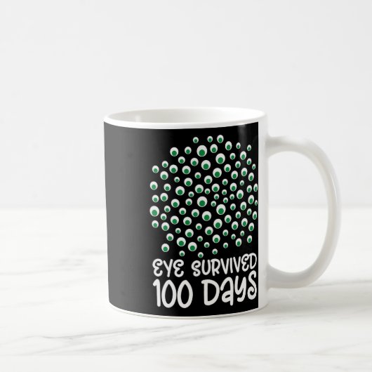 100. Schulmonster Google Eye überlebte 10 Kaffeetasse (Rechts)