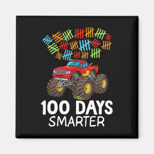 100. Schulmonster-Lkw-Kleinkind 100 Tage Magnet